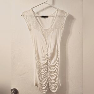 White lace top